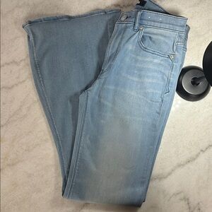 Express Light Blue Flare Jeans